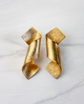 Cascade Brass Earrings