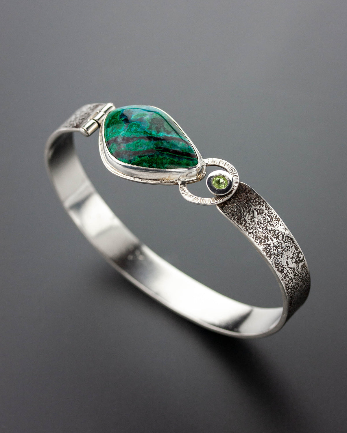 Chrysocolla & Peridot Bracelet