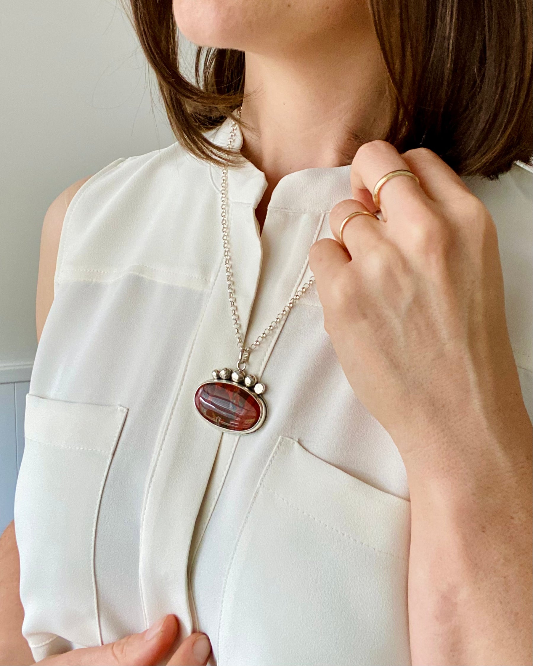 Red Jasper Pendant