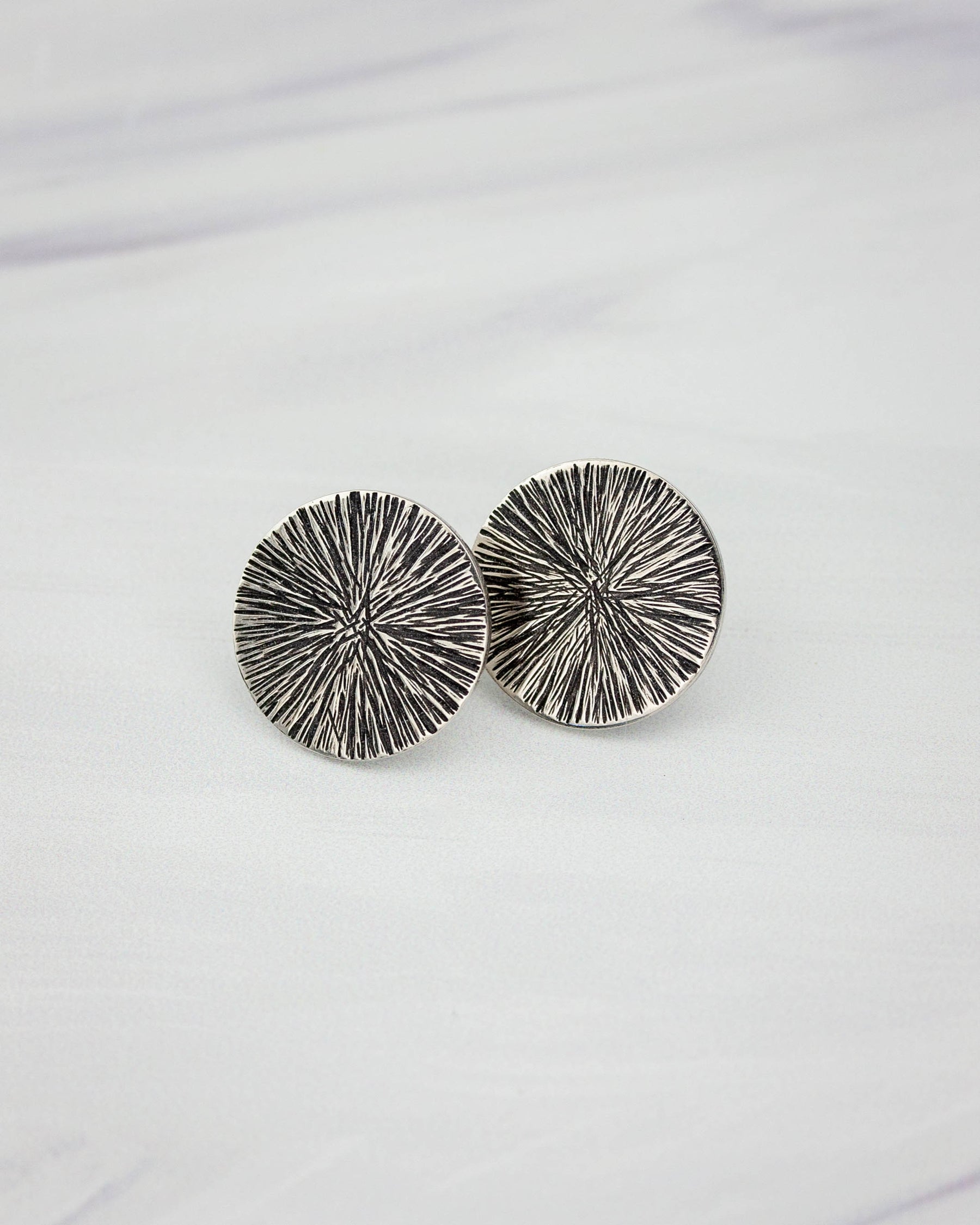 Simple Sunburst Earrings