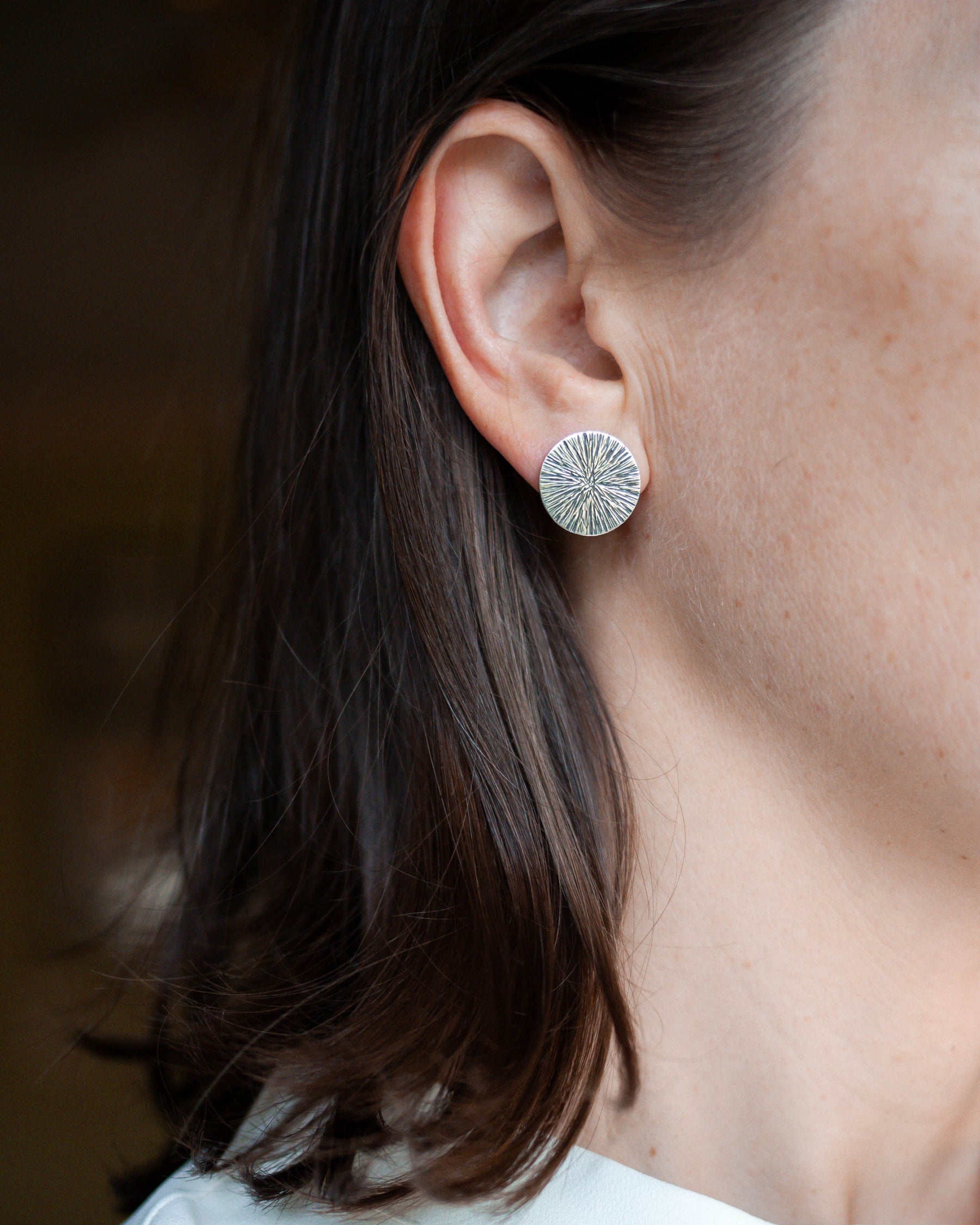 Simple Sunburst Earrings