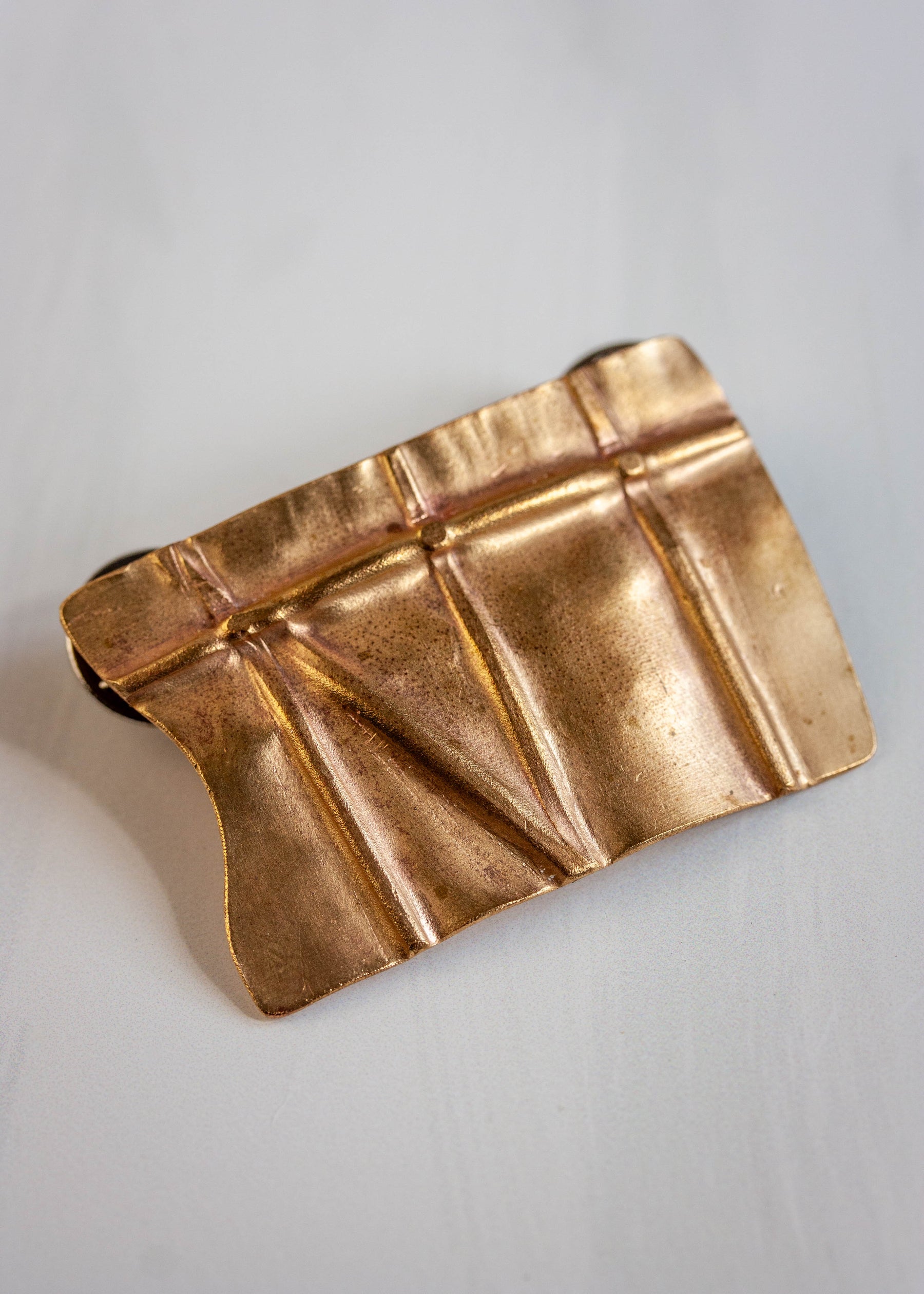 Verge Brass Brooch
