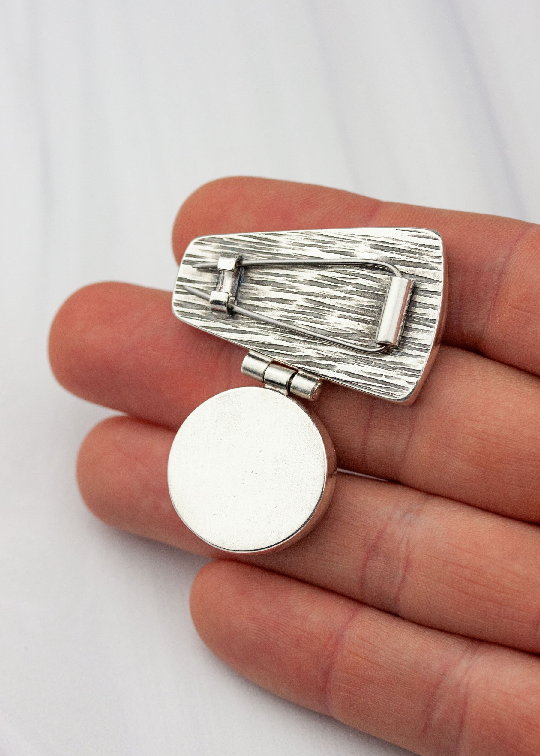 Essentialism | Snowflake Obsidian & Agate Brooch