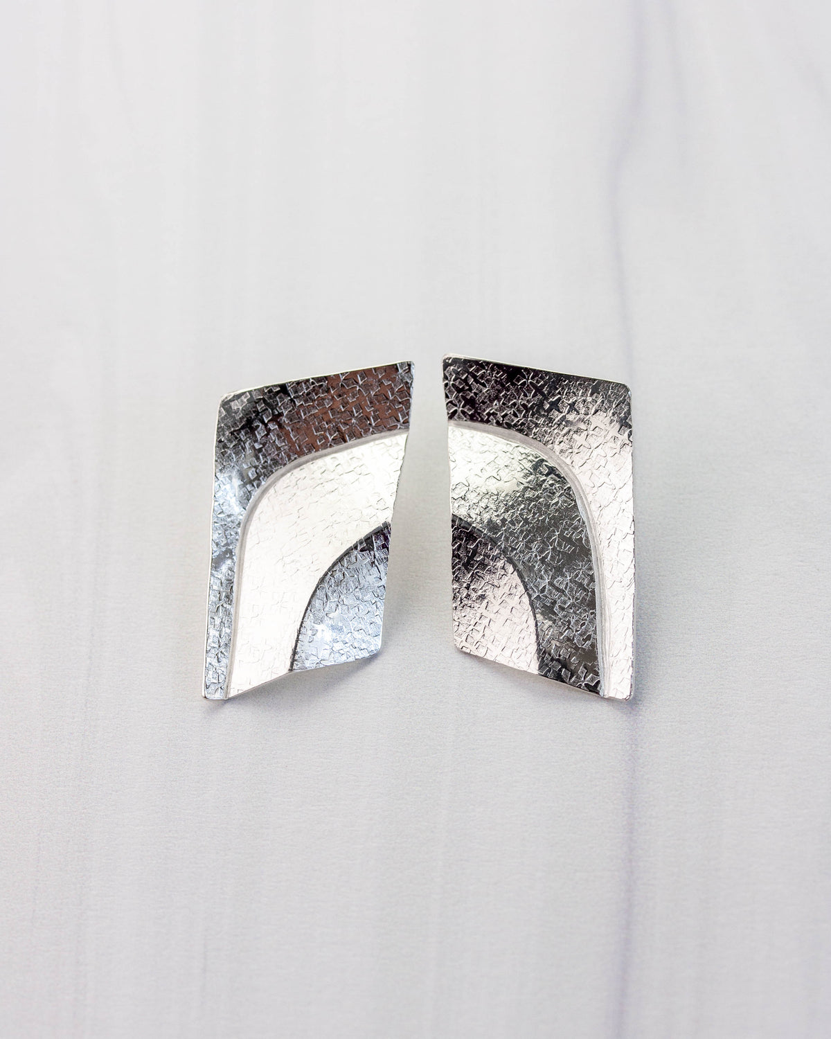 Echelon Silver Earrings