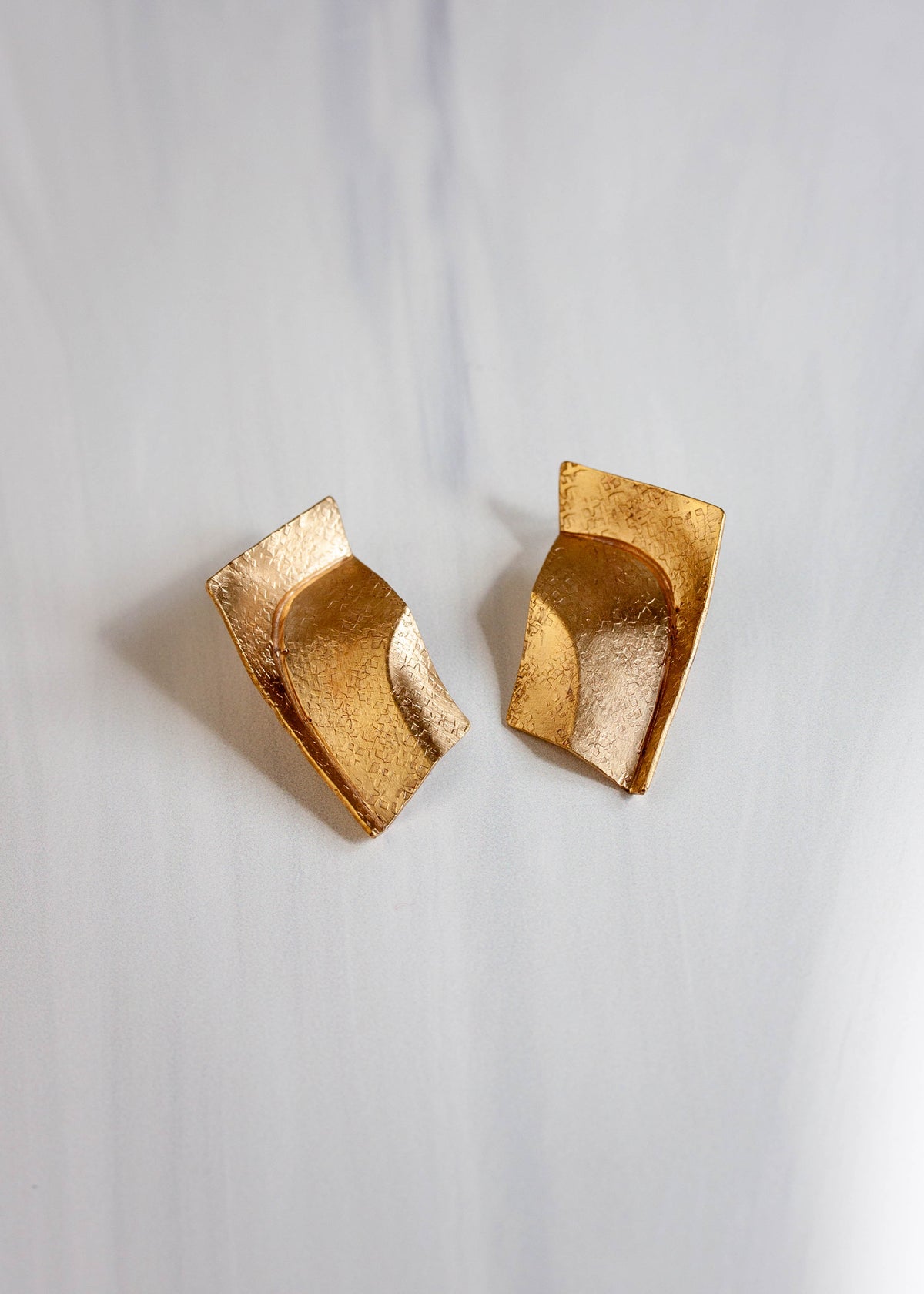 Echelon Brass Earrings