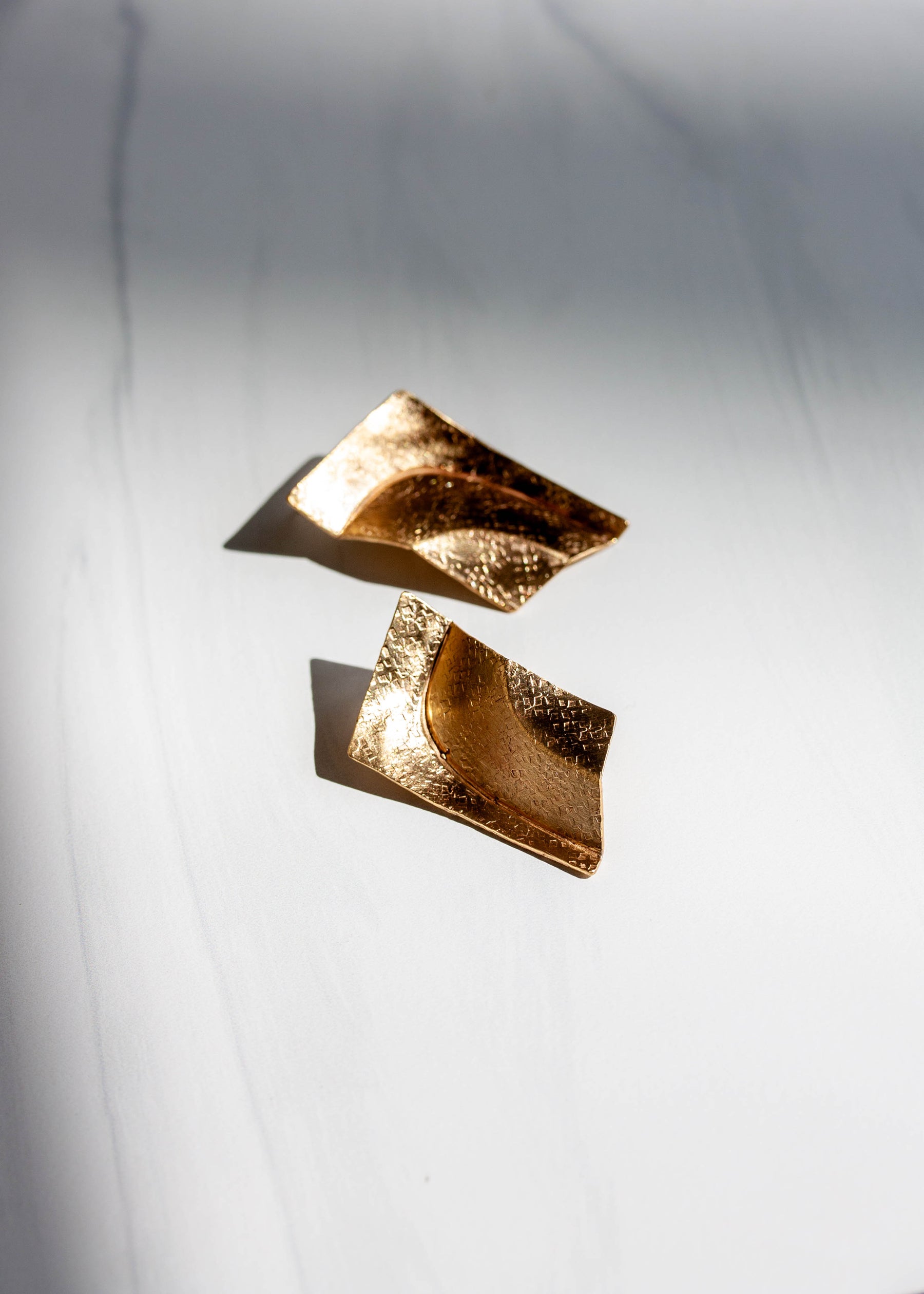 Echelon Brass Earrings