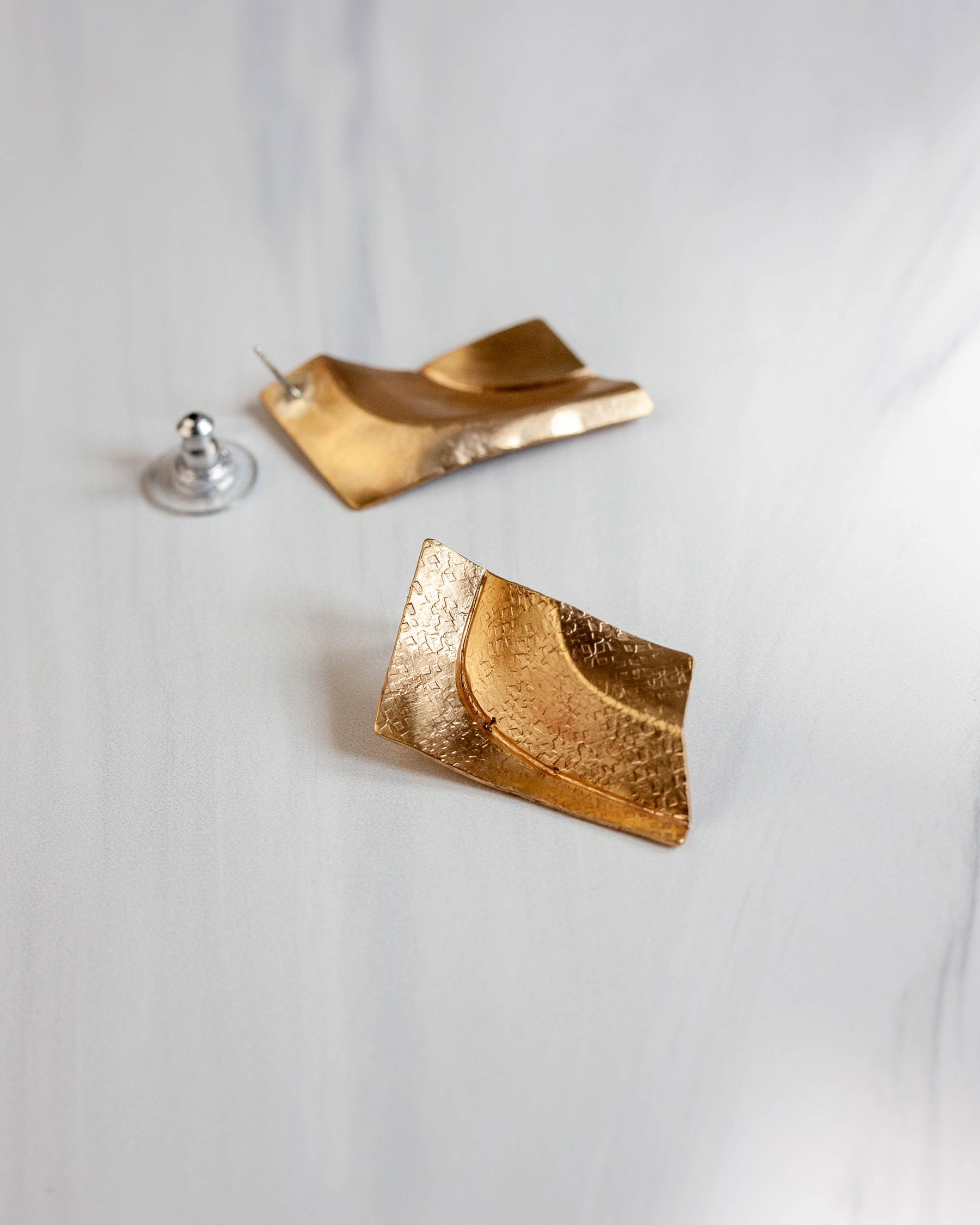 Echelon Brass Earrings