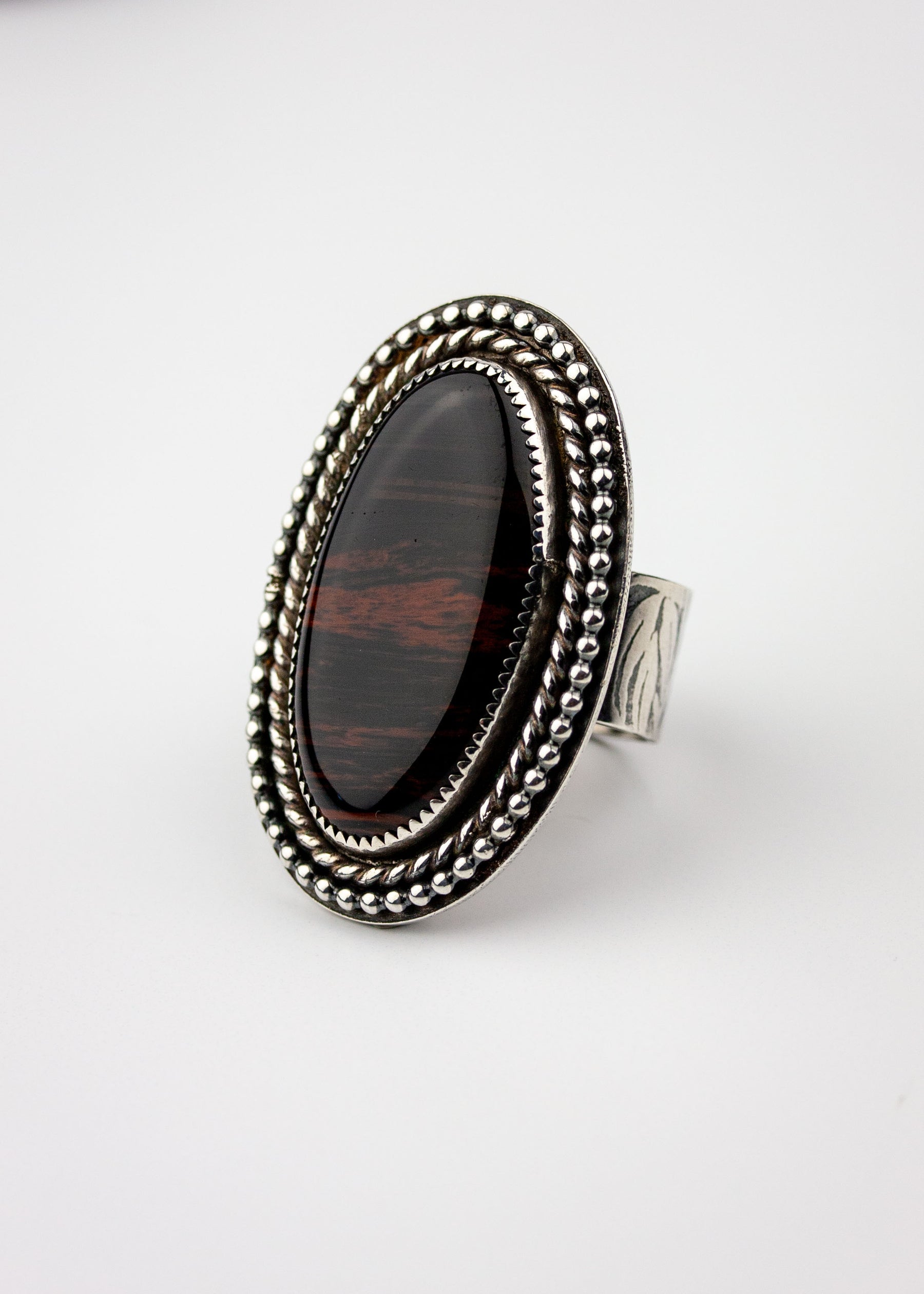 River Styx | Obsidian Ring - US 8