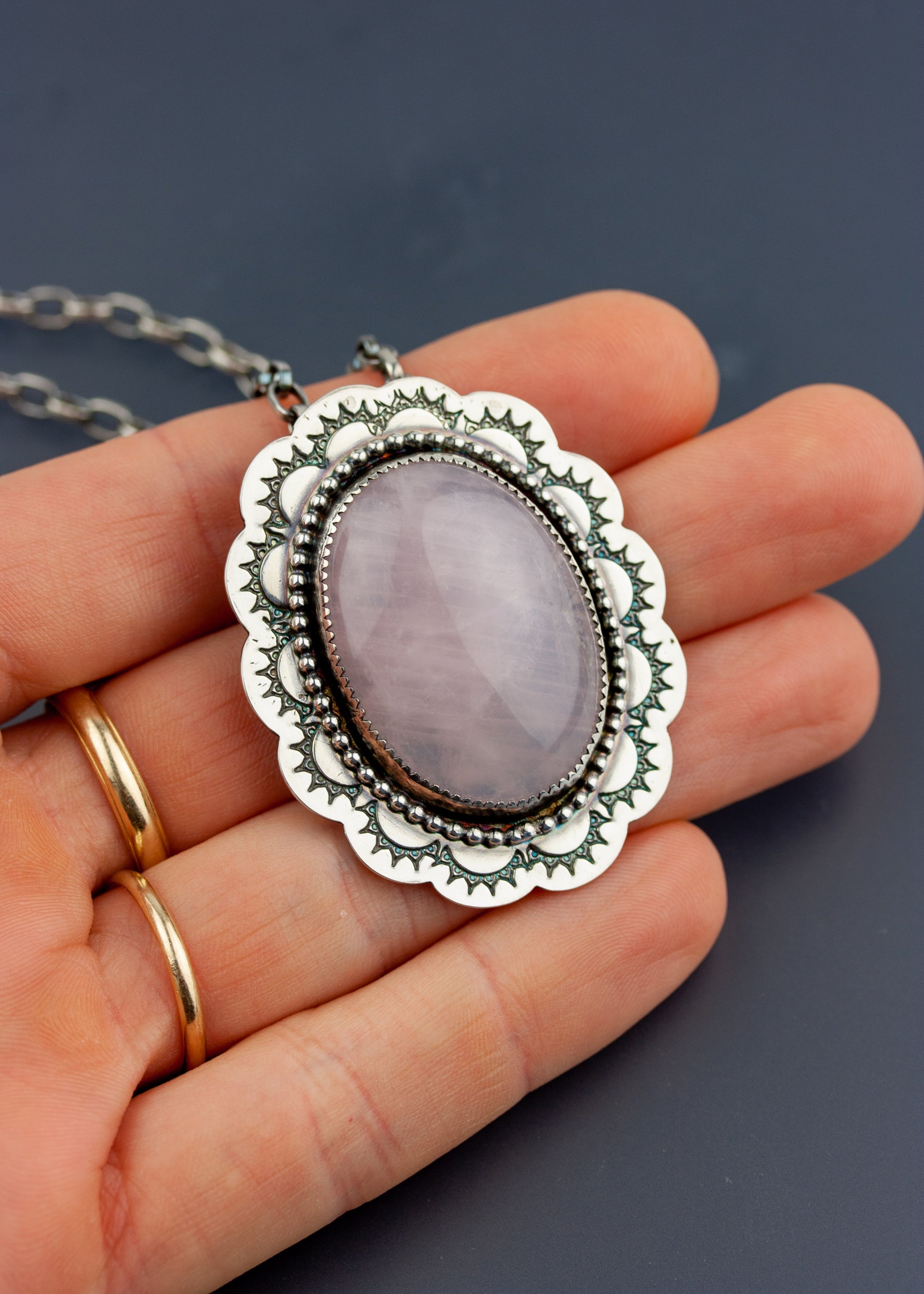 Orb Pendant | Rose Quartz Pendant
