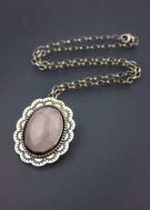 Orb Pendant | Rose Quartz Pendant