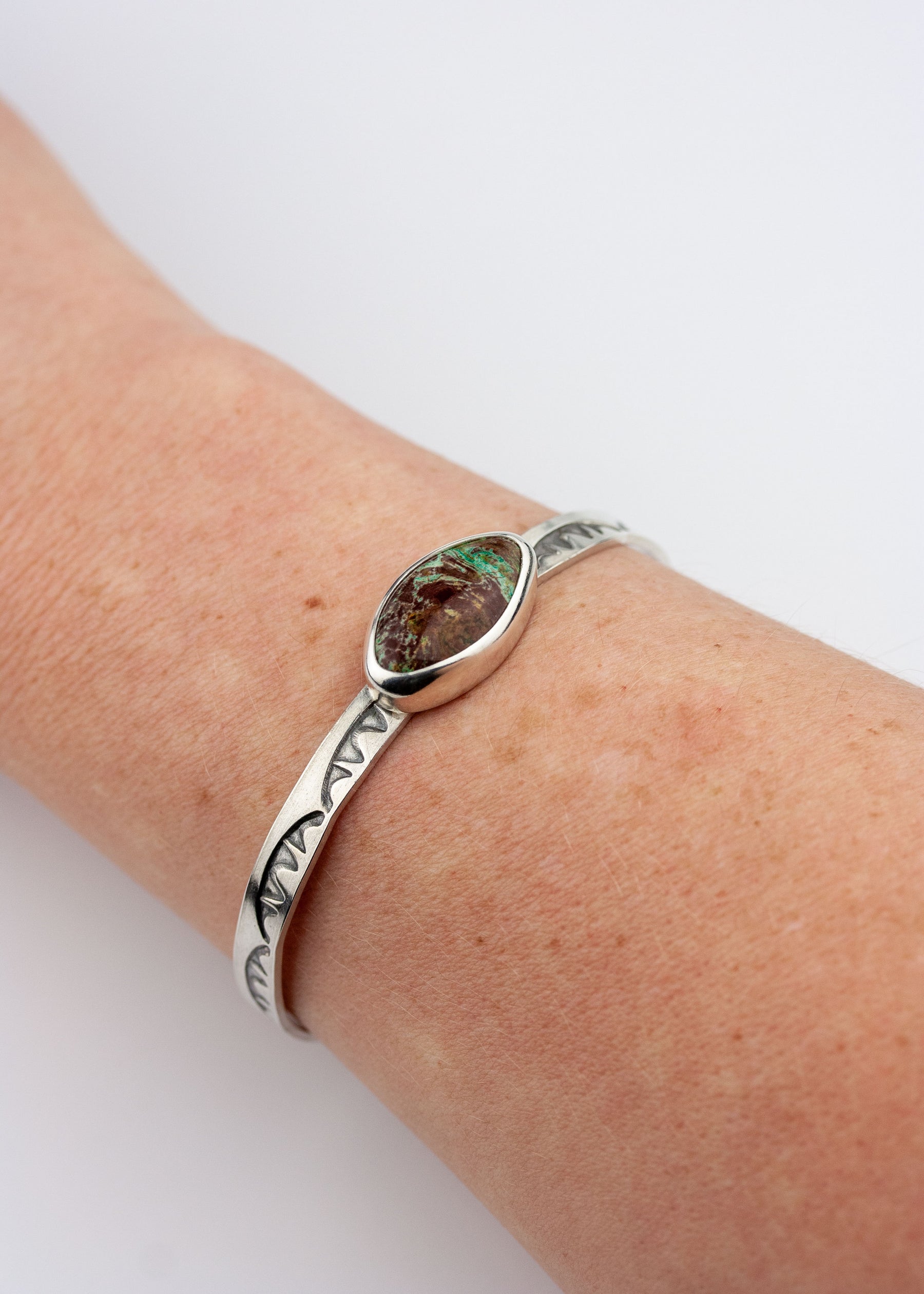 Atmospheric | Jasper Cuff Bracelet