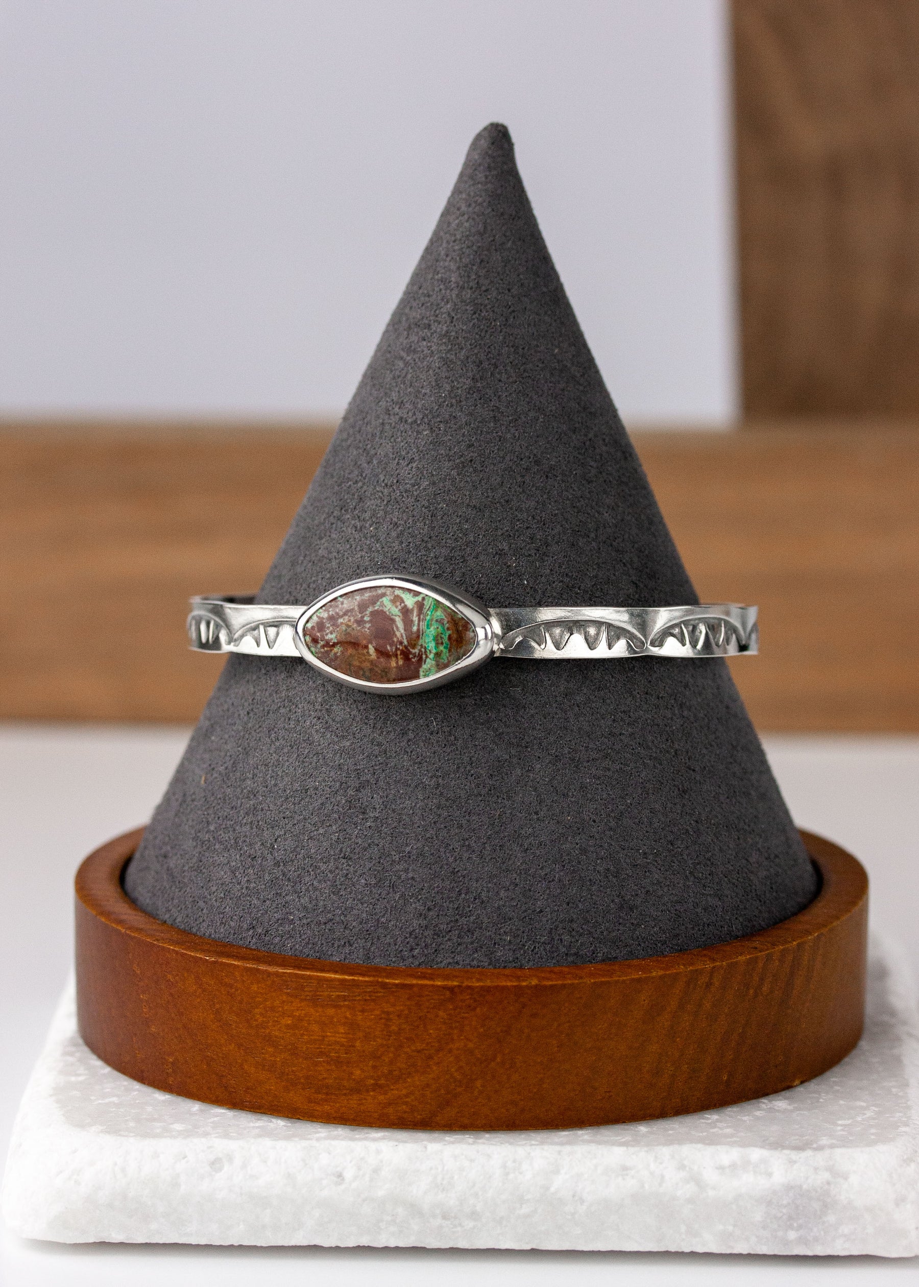 Atmospheric | Jasper Cuff Bracelet