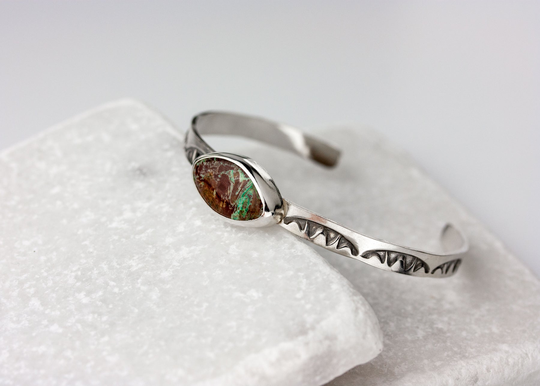 Atmospheric | Jasper Cuff Bracelet