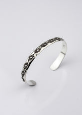 Celestial Silver Cuff Bracelet