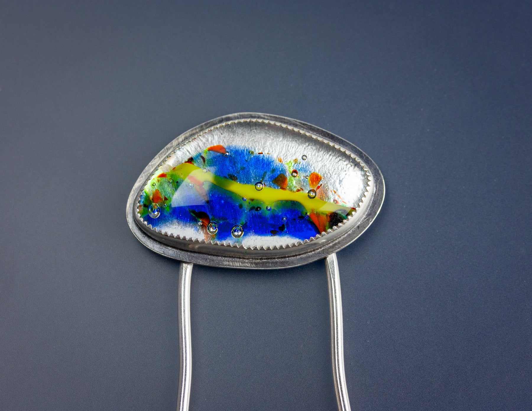 Zephyr Glass Hair Fork