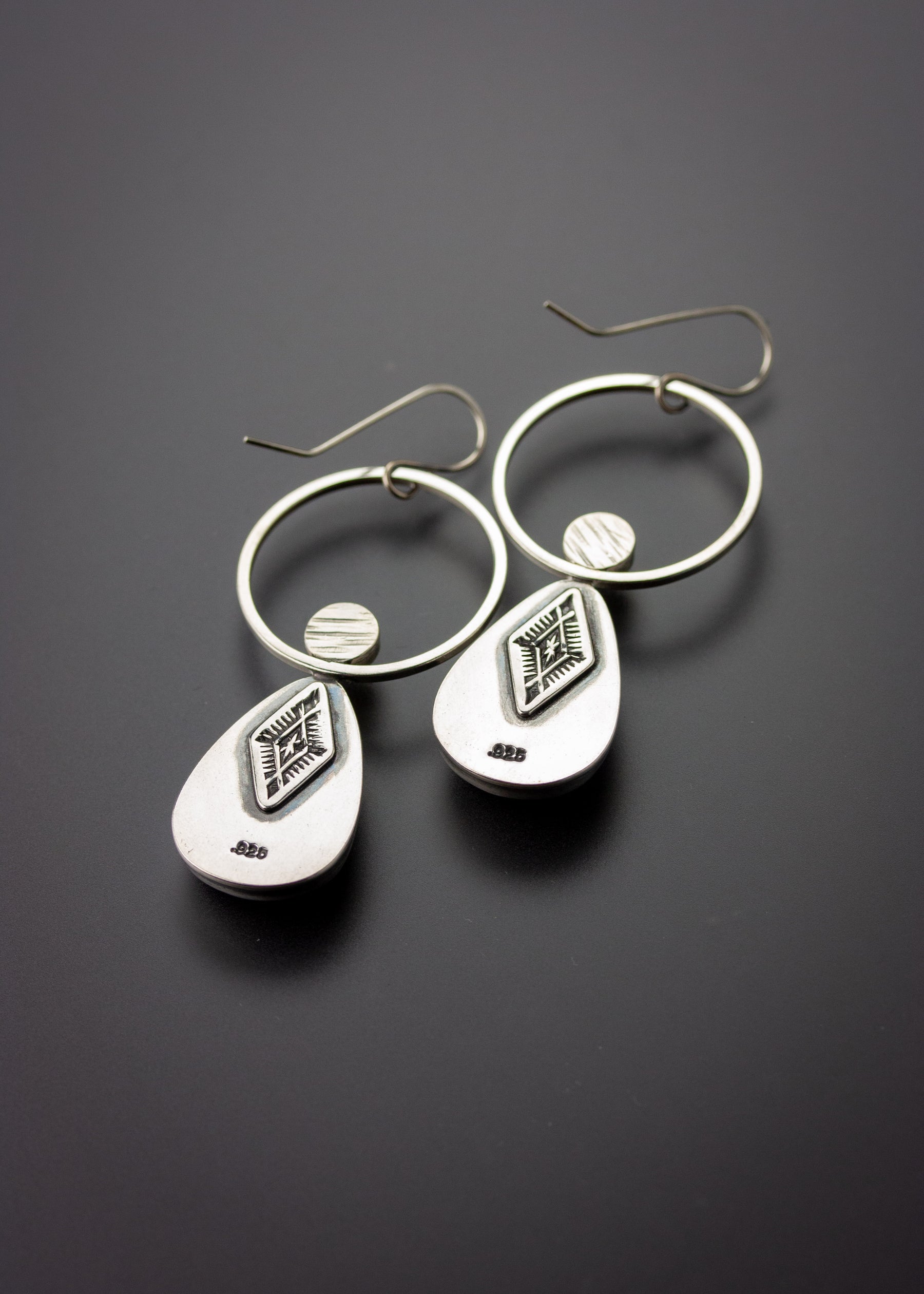 Rising Sun Ocean Jasper Earrings