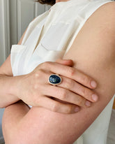 Fathoms | Deep Blue Sapphire Ring - US 7.5