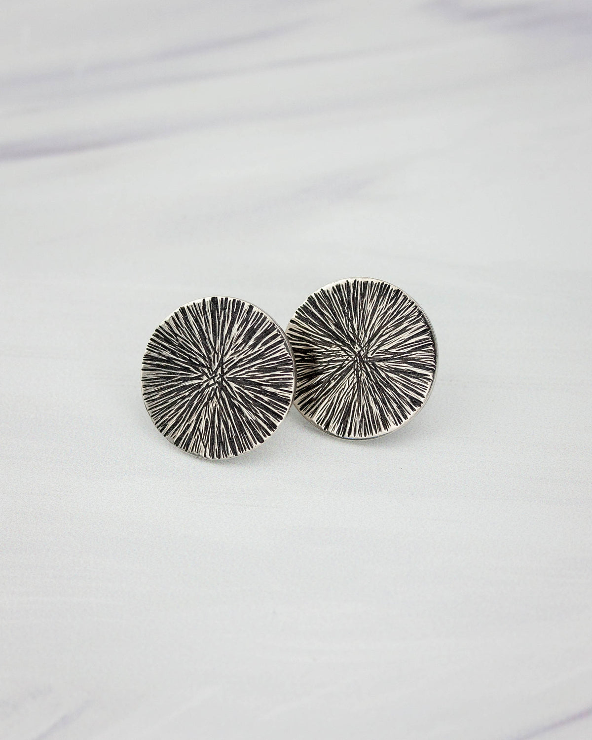 Simple Sunburst Earrings