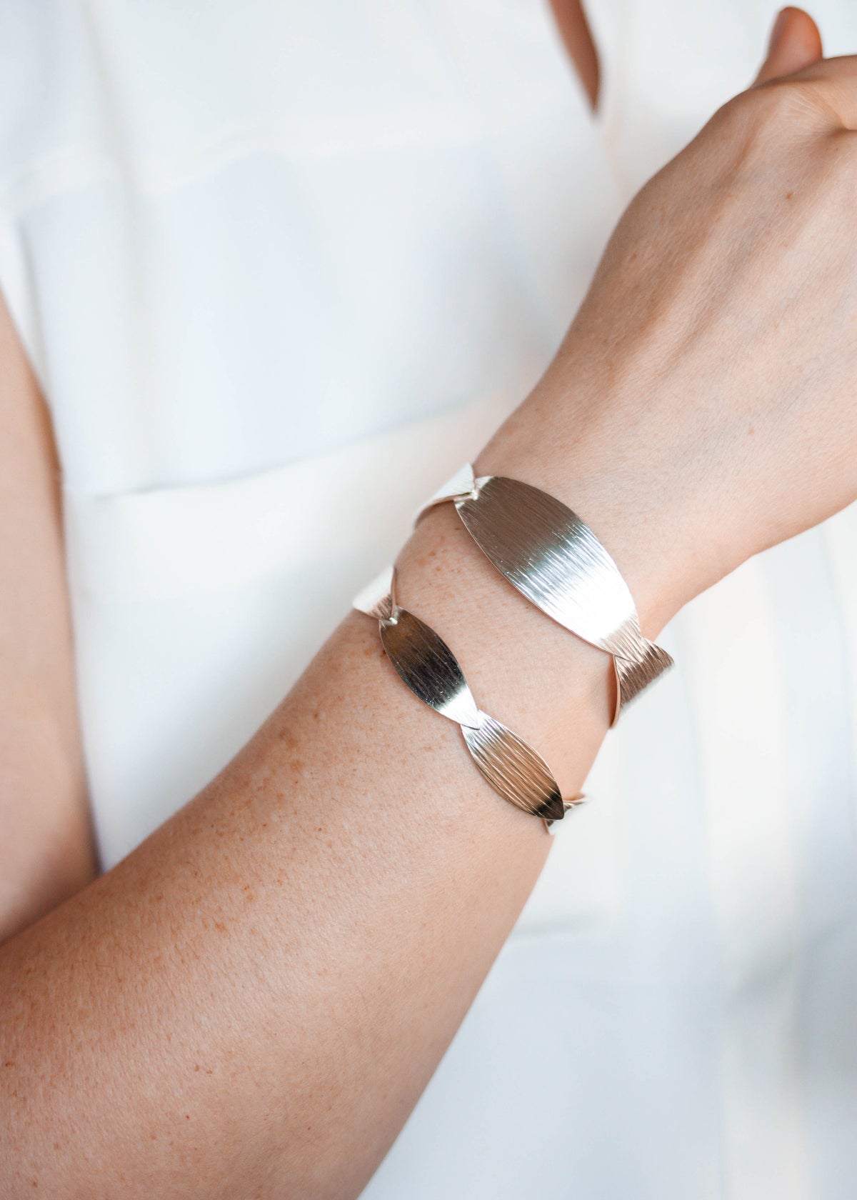 Solaris Wide Cuff Bracelet