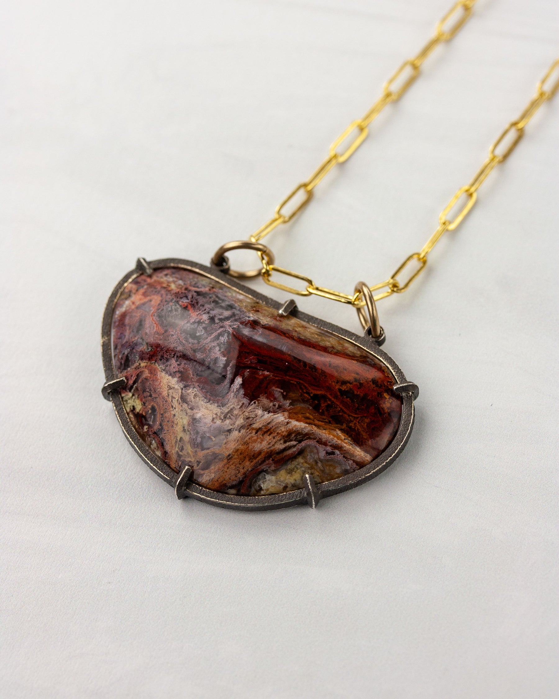 Jove | West Texas Agate Pendant