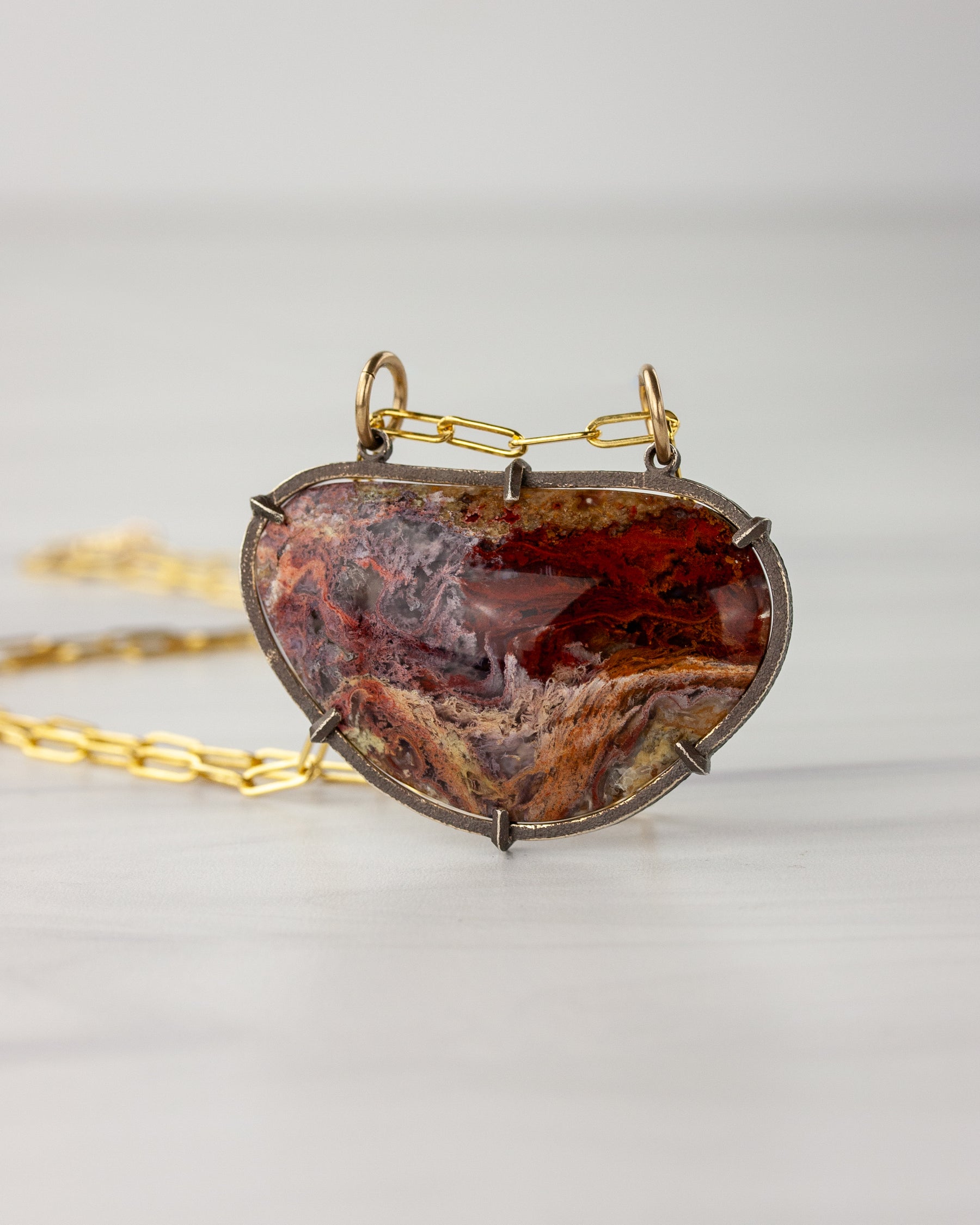 Jove | West Texas Agate Pendant