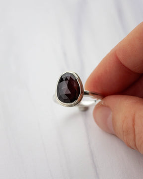 Garnet Pinnacle Ring, Size 7.25