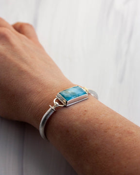 Seaside | Larimar tension cuff