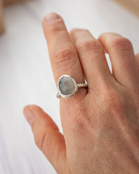 Moonstone Pinnacle Ring, Size 8