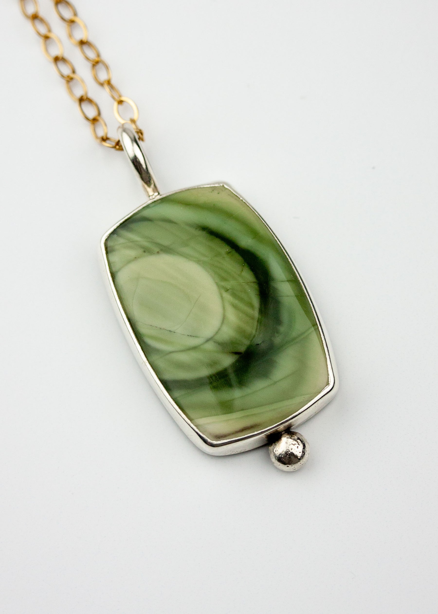 Green Imperial Jasper Pendant