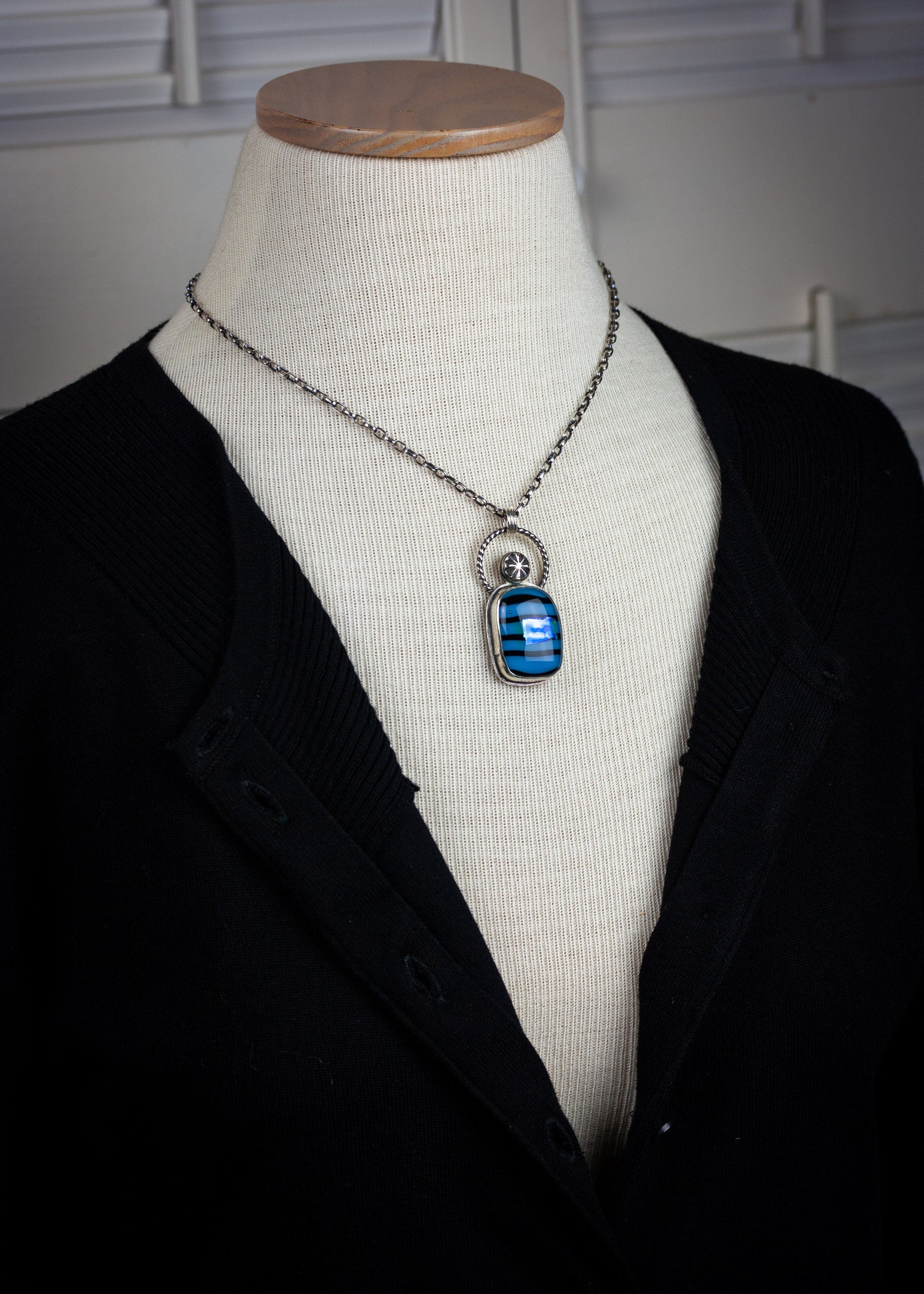 Sea Shanty Glass Pendant