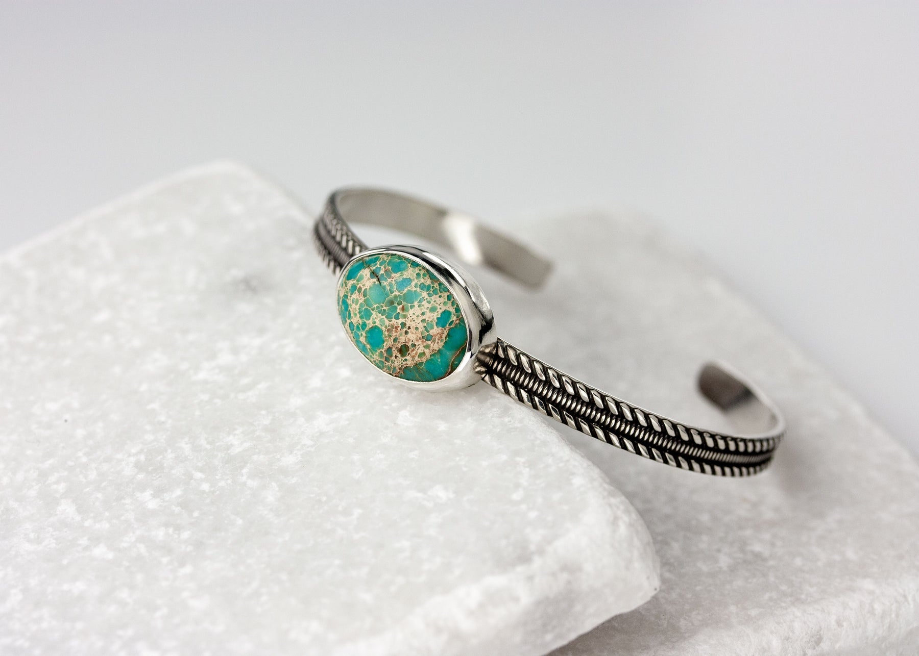 Gulf Winds | Magnesite Cuff Bracelet