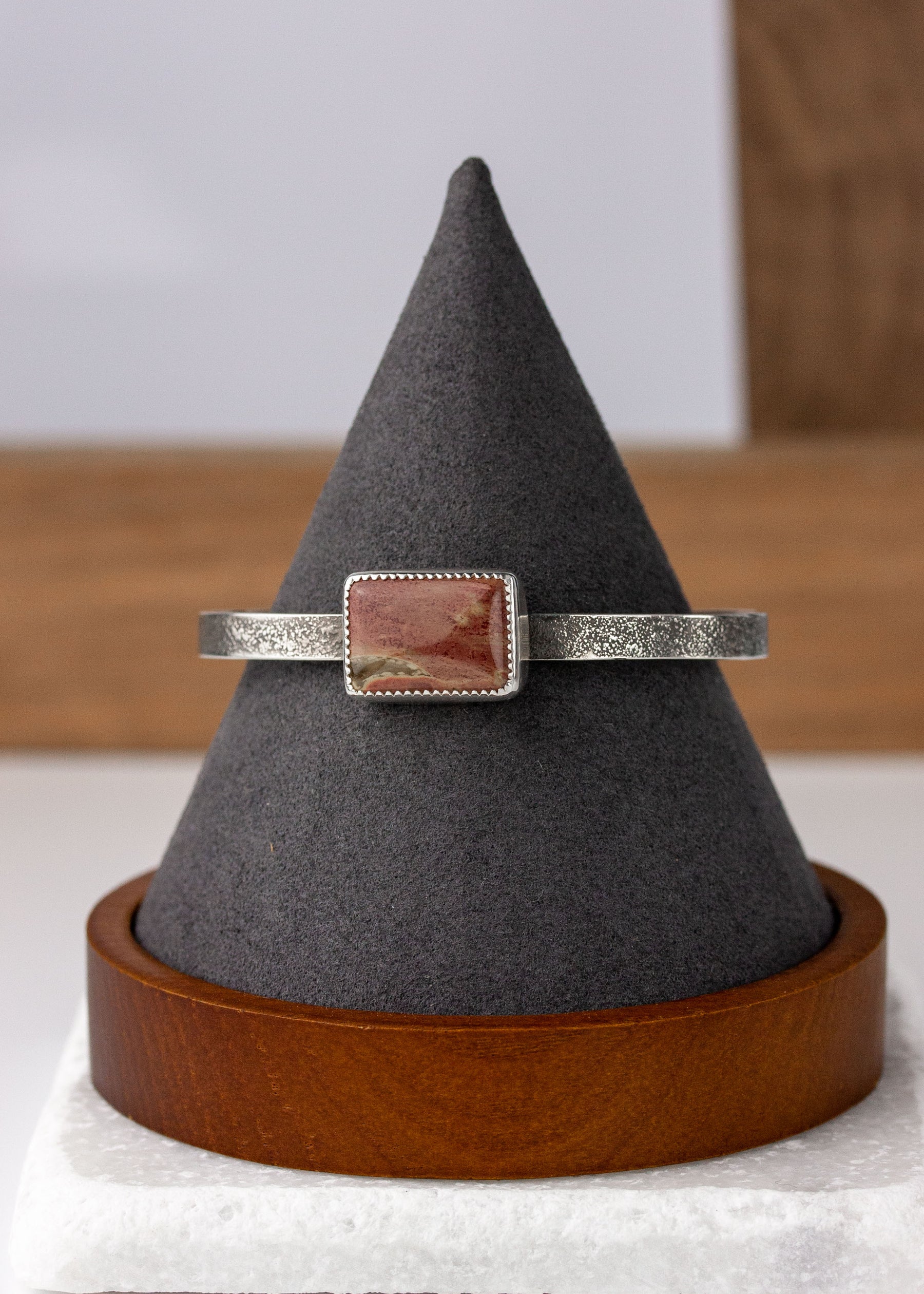 Martian Plain | Red Jasper Cuff Bracelet