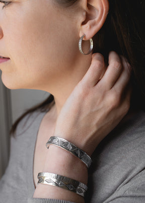 Gender neutral cuff bracelet