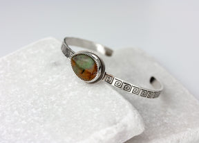 Antheia | Green Opal Cuff Bracelet